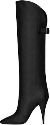 (Women) Saint Laurent High Top Boots 'Black Leather' 6861081Y8001000 Buy (Women) Saint Laurent High Top Boots 'Black Leather' 6861081Y8001000