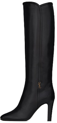 (Women) Saint Laurent High Top Boots 'Black Leather' 6326361YU001000 Buy (Women) Saint Laurent High Top Boots 'Black Leather' 6326361YU001000