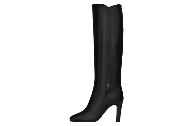 (Women) Saint Laurent High Top Boots 'Black Leather' 6326361YU001000