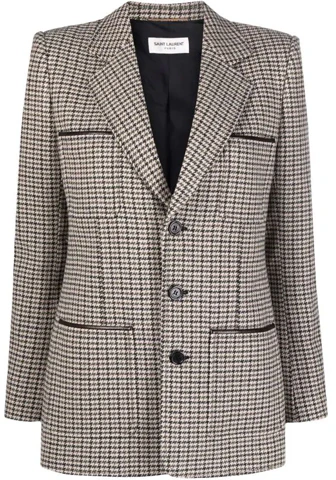women-saint-laurent-houndstooth-single-breasted-blazer-brown-667509-y3-d091159