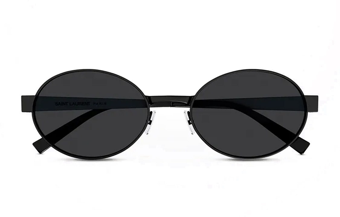 (Women) Saint Laurent Irregular Shaped Sunglasses with Logo Detail Black SL692001 圖 3