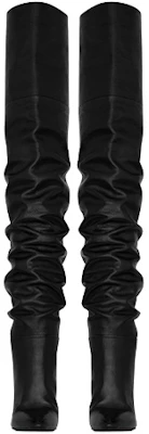 (W) Stivali Alti Saint Laurent Jane ''Pelle Verniciata Nera'' 66763125V001000 Lookbook (W) Stivali Alti Saint Laurent Jane ''Pelle Verniciata Nera'' 66763125V001000