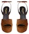 (Women) Saint Laurent Jodie Platform Sandals Brown 7017880LI002330