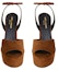 Lookbook (Women) Saint Laurent Jodie Platform Sandals Brown 7017880LI002330