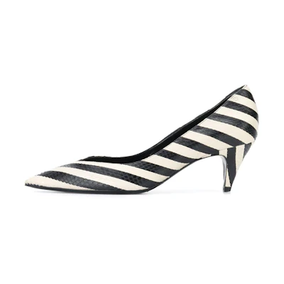 (W) Saint Laurent Kiki 55 'Black and White'