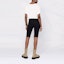 Shop (Women) SAINT LAURENT Knee-Length Slim Fit Denim Shorts Black 659903YO5001080