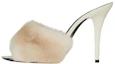 Buy (W) Saint Laurent LA 16 ''Talons Hauts Ouverts Blanc Lait'' 650762E0E009700
