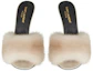 Shop (W) Saint Laurent LA 16 ''Talons Hauts Ouverts Blanc Lait'' 650762E0E009700