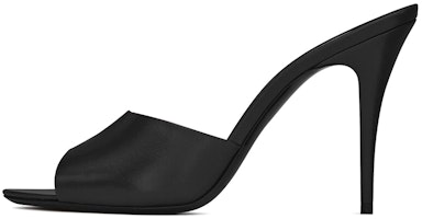 (Women) Saint Laurent La 16 High-Heeled 'Smooth Black Leather' 6504741ZJ001000 (Women) Saint Laurent La 16 High-Heeled 'Smooth Black Leather' 6504741ZJ001000