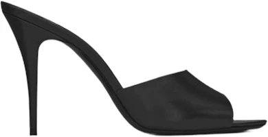 (Women) Saint Laurent La 16 High-Heeled 'Smooth Black Leather' 6504741ZJ001000 (Women) Saint Laurent La 16 High-Heeled 'Smooth Black Leather' 6504741ZJ001000