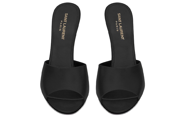 Lookbook (W) サンローラン ラ16 ハイヒール (スムースブラックレザー) 6504741ZJ001000