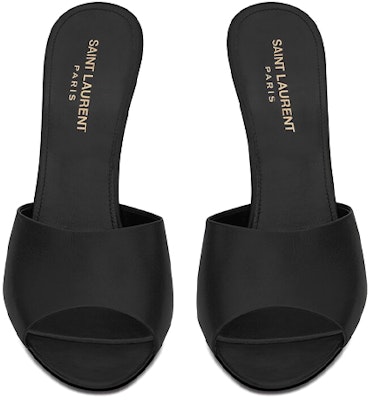 (W) Saint Laurent La 16 Bertumit Tinggi 'Kulit Licin Hitam' 6504741ZJ001000 Lookbook (W) Saint Laurent La 16 Bertumit Tinggi 'Kulit Licin Hitam' 6504741ZJ001000