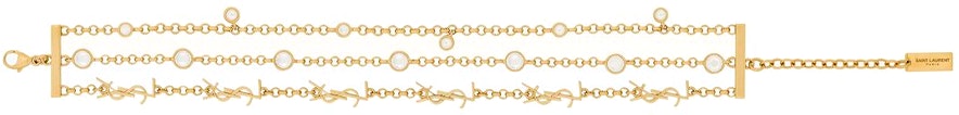 women-saint-laurent-le-cassandre-multi-chain-brass-bracelet-gold-770495y15268066