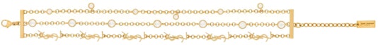 Order (W) Pulsera de Latón Multicadena Dorada SAINT LAURENT LE CASSANDRE. 770495y15268066