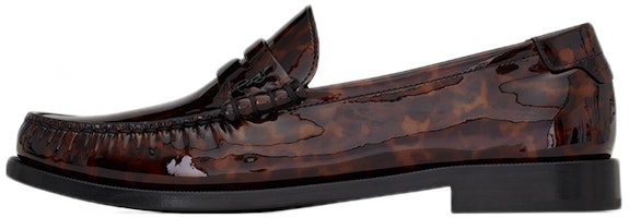 (Women) Saint Laurent Le Loafer 'Red Tortoiseshell Patent' 670232AAARV2094 (Women) Saint Laurent Le Loafer 'Red Tortoiseshell Patent' 670232AAARV2094