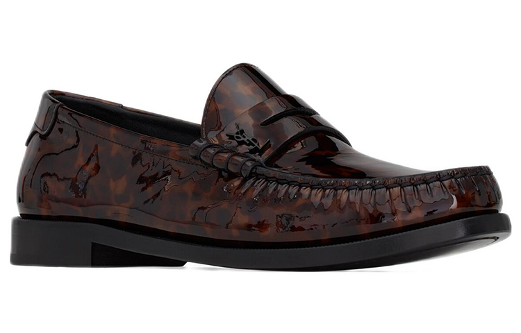 Order (W) Saint Laurent Le Loafer 'Merah Tortoiseshell Patent' 670232AAARV2094