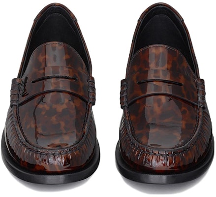 (Women) Saint Laurent Le Loafer 'Red Tortoiseshell Patent' 670232AAARV2094 Lookbook (Women) Saint Laurent Le Loafer 'Red Tortoiseshell Patent' 670232AAARV2094