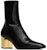 (W) Saint Laurent But Buku Kulit 'Black' 756855AACGX1000
