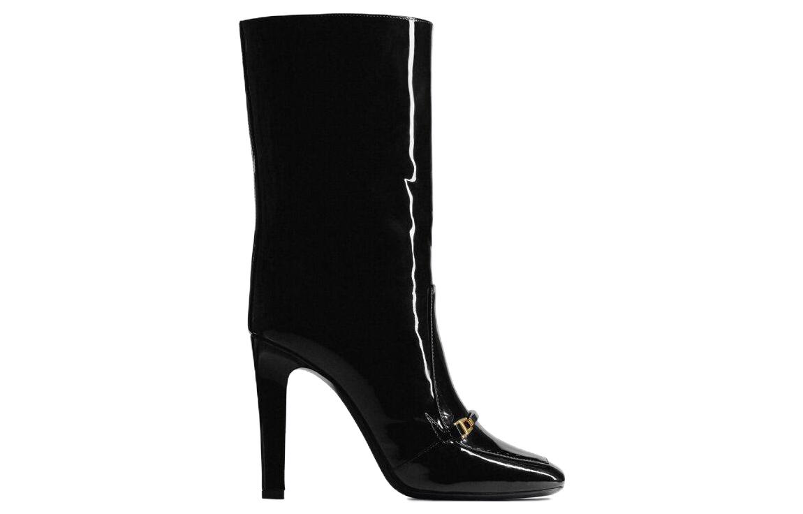 Order (W) Bota de Tobillo de Piel Saint Laurent 'Moda Negra' 7112161TVKK1000