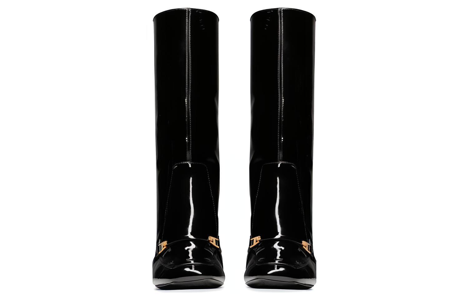 Shop (W) Bota de Tobillo de Piel Saint Laurent 'Moda Negra' 7112161TVKK1000