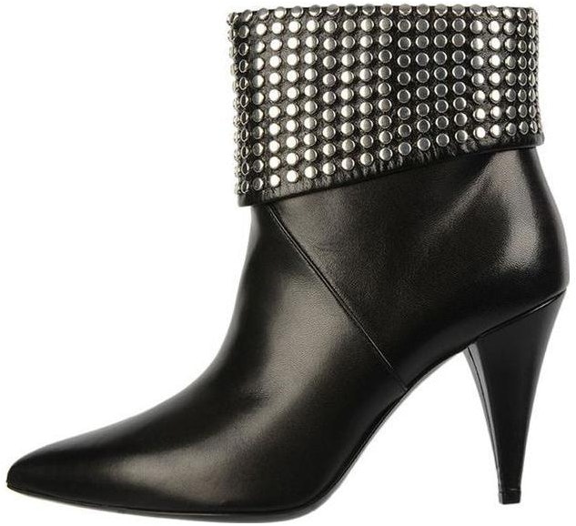 women-saint-laurent-leather-ankle-boot-black-gold-hardware-393838-akp-001000