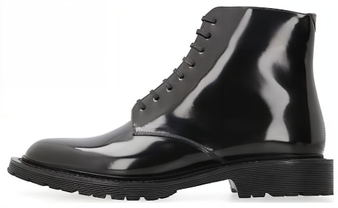 (W) 생 로랑 블랙 가죽 앵클부츠 (편안한 캐주얼) 632412AAAS61000 Buy (W) 생 로랑 블랙 가죽 앵클부츠 (편안한 캐주얼) 632412AAAS61000