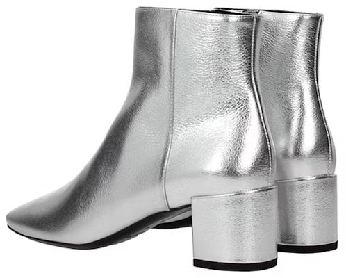 (W) Saint Laurent Sepatu Kulit Ankle 'Perak' 528204BSZ008105 Lookbook (W) Saint Laurent Sepatu Kulit Ankle 'Perak' 528204BSZ008105