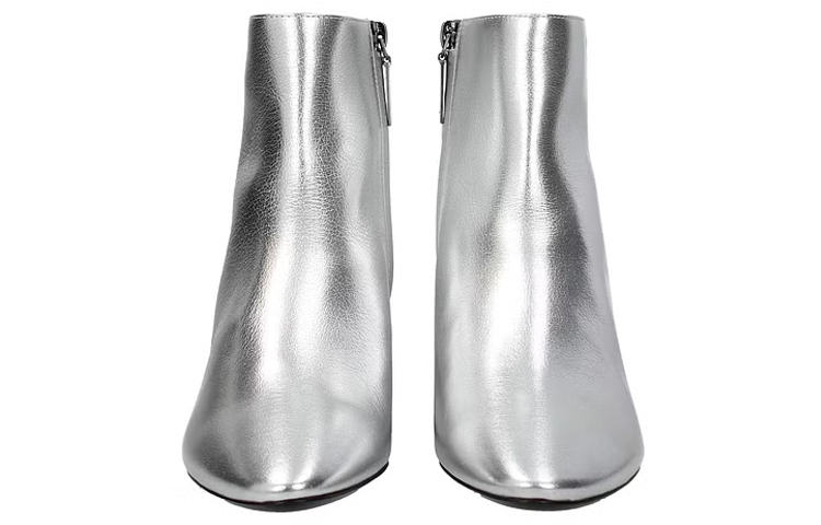 Shop (W) 圣罗兰银色皮革短靴 528204BSZ008105