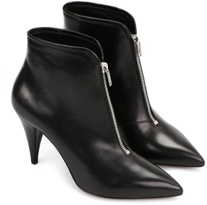 (W) Boot Kulit Buka Kaki Saint Laurent 'Hitam Licin Berkilau' 393835AKP001000 Lookbook (W) Boot Kulit Buka Kaki Saint Laurent 'Hitam Licin Berkilau' 393835AKP001000