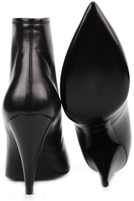 (W) Boot Kulit Buka Kaki Saint Laurent 'Hitam Licin Berkilau' 393835AKP001000 Shop (W) Boot Kulit Buka Kaki Saint Laurent 'Hitam Licin Berkilau' 393835AKP001000