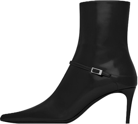 (Women) Saint Laurent Leather Ankle Boots 'Black' 7cm 762996AAAZY1000 Buy (Women) Saint Laurent Leather Ankle Boots 'Black' 7cm 762996AAAZY1000