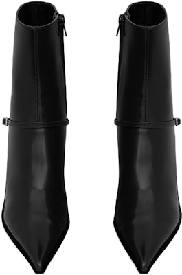 (Women) Saint Laurent Leather Ankle Boots 'Black' 7cm 762996AAAZY1000 Shop (Women) Saint Laurent Leather Ankle Boots 'Black' 7cm 762996AAAZY1000