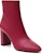 (Women) Saint Laurent Leather Ankle Boots 'Outdoor Casual Red' 6406671Y8006008