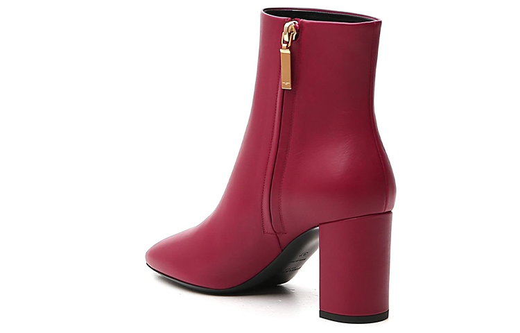 Lookbook (Women) Saint Laurent Leather Ankle Boots 'Outdoor Casual Red' 6406671Y8006008