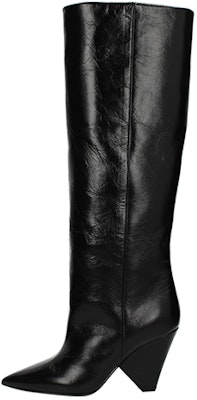 (Women) Saint Laurent Leather Boots 'Black' 4928100AR001000 Buy (Women) Saint Laurent Leather Boots 'Black' 4928100AR001000