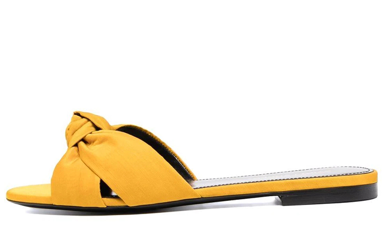 Buy (Women) Saint Laurent Leather Casual Sandal 'Yellow' 6396162V8007008