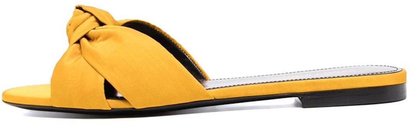 (Women) Saint Laurent Leather Casual Sandal 'Yellow' 6396162V8007008 Buy (Women) Saint Laurent Leather Casual Sandal 'Yellow' 6396162V8007008