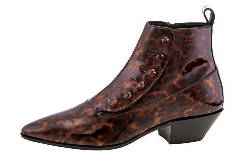 (Women) Saint Laurent Leather Chelsea Boots 'Brown' 6018171QX002094