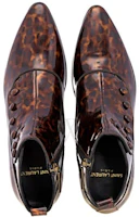 Order (W) Saint Laurent Sepatu Boots Chelsea Kulit 'Coklat' 6018171QX002094