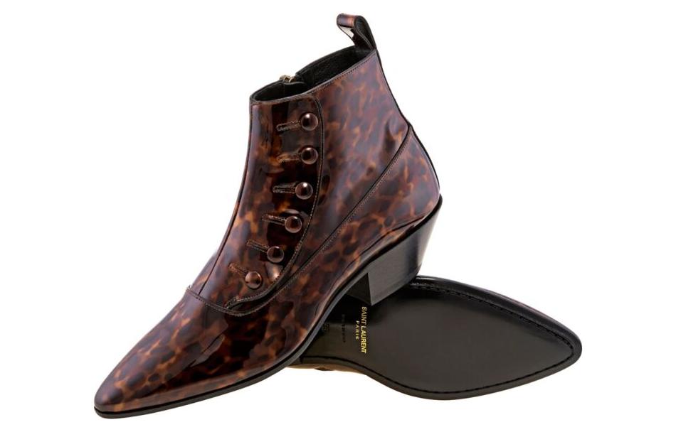 Lookbook (W) Saint Laurent Leren Chelsea Boots ''Bruin'' 6018171QX002094