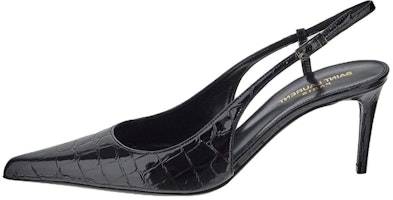 (Women) Saint Laurent Leather Comfort Casual Stiletto High Heels 7cm 'Black' 755213AACSS1000 (Women) Saint Laurent Leather Comfort Casual Stiletto High Heels 7cm 'Black' 755213AACSS1000