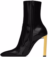 (Women) Saint Laurent Leather Fashion Pointed Toe Ankle Boot 'Black' 755201AACGX1000 (Women) Saint Laurent Leather Fashion Pointed Toe Ankle Boot 'Black' 755201AACGX1000