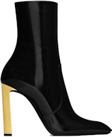 (W) 생 로랑 블랙 가죽 포인티드 토 앵클 부츠 755201AACGX1000 Order (W) 생 로랑 블랙 가죽 포인티드 토 앵클 부츠 755201AACGX1000