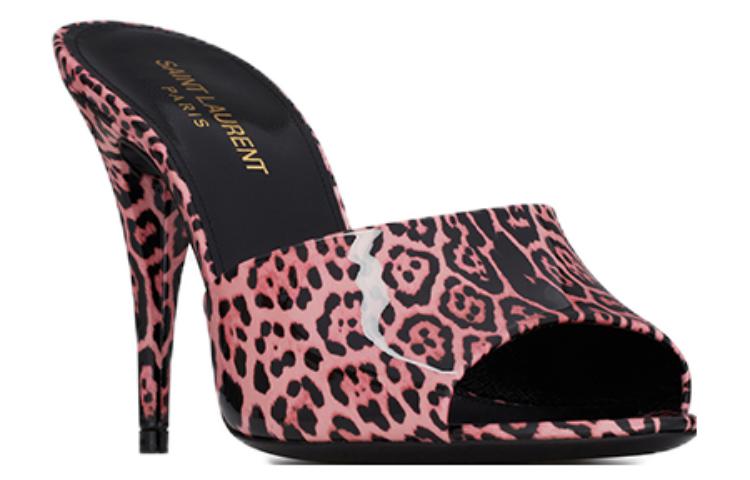 (W) Saint Laurent Leather Fashion Versatile Slide 'Pink' 圖 3