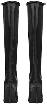 (Women) Saint Laurent Leather High-Top Boots 'Shiny Square Toe Black' 717560AAAPI1000 Shop (Women) Saint Laurent Leather High-Top Boots 'Shiny Square Toe Black' 717560AAAPI1000