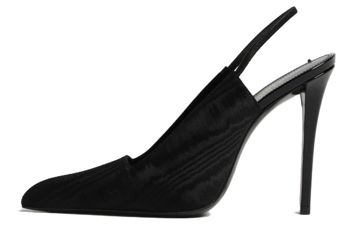 Buy (W) Saint Laurent Tacón Alto de Cuero Negro 'Simple Comfort Stiletto' 756851AACGD1000