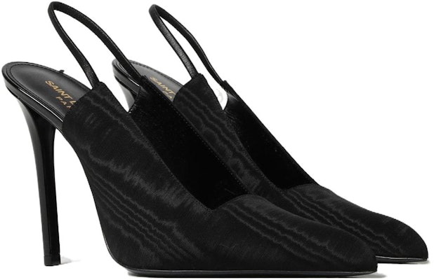 (W) Saint Laurent Tacón Alto de Cuero Negro 'Simple Comfort Stiletto' 756851AACGD1000 Lookbook (W) Saint Laurent Tacón Alto de Cuero Negro 'Simple Comfort Stiletto' 756851AACGD1000