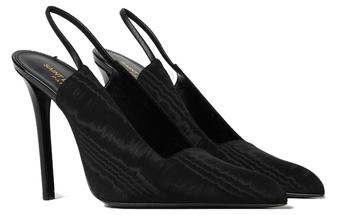 Shop (W) Saint Laurent Escarpin Cuir Noir ''Simple Confort Stiletto'' 756851AACGD1000