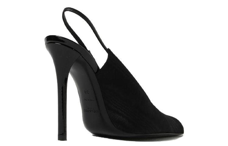 Purchase (W) Saint Laurent Tacón Alto de Cuero Negro 'Simple Comfort Stiletto' 756851AACGD1000