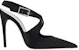 (W) Saint Laurent Tumit Tinggi Kulit 'Stiletto Selesa Berkelas' 7560369QN001000